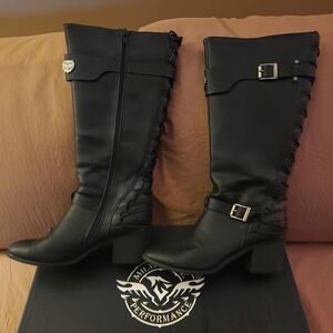 Milwaukee Performance Women's Black Calf Lace Up Boots Size 11
